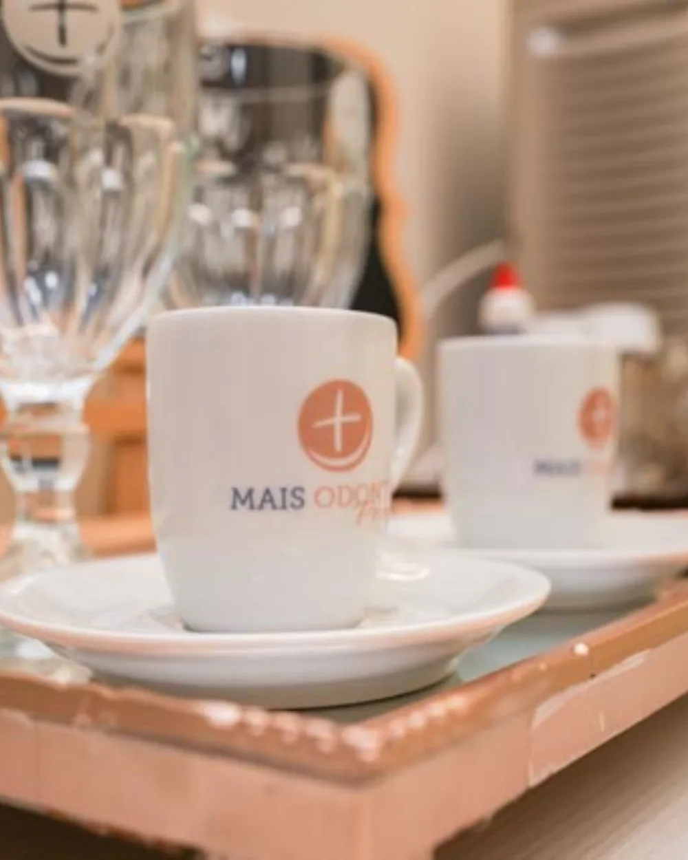 Espaço de café para pacientes