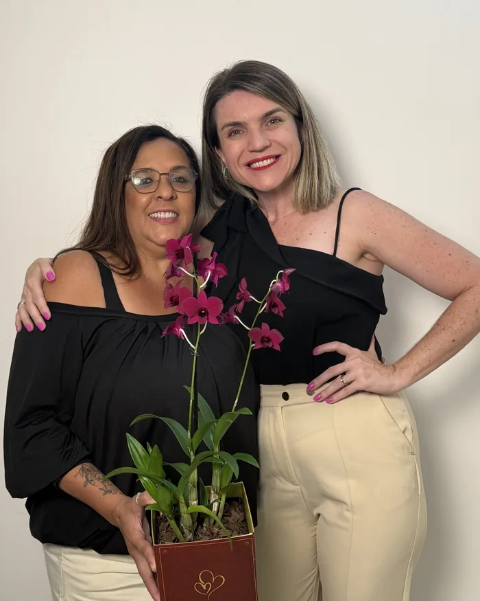 Paciente da Mais Odonto Prime com a Dra. Tamires Caetano
